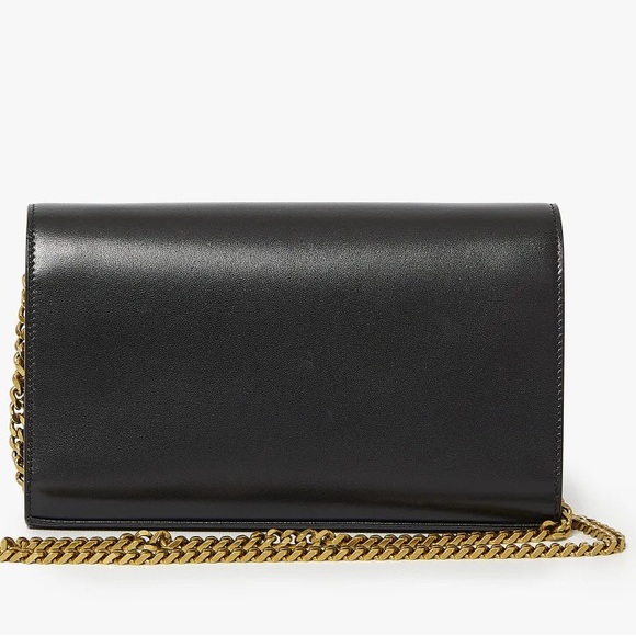 New Saint Laurent Cassandre Envelope Large Wallet On Chain - Picture 4 of 13